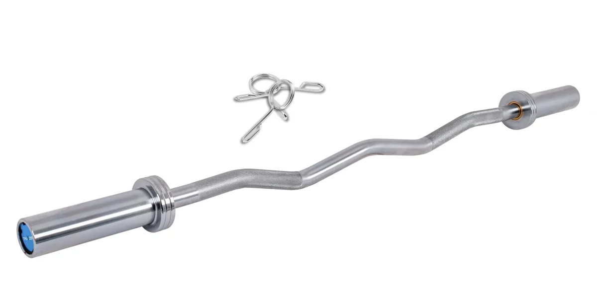 Gryf olimpijski 120 cm mocno łamany THUNDER