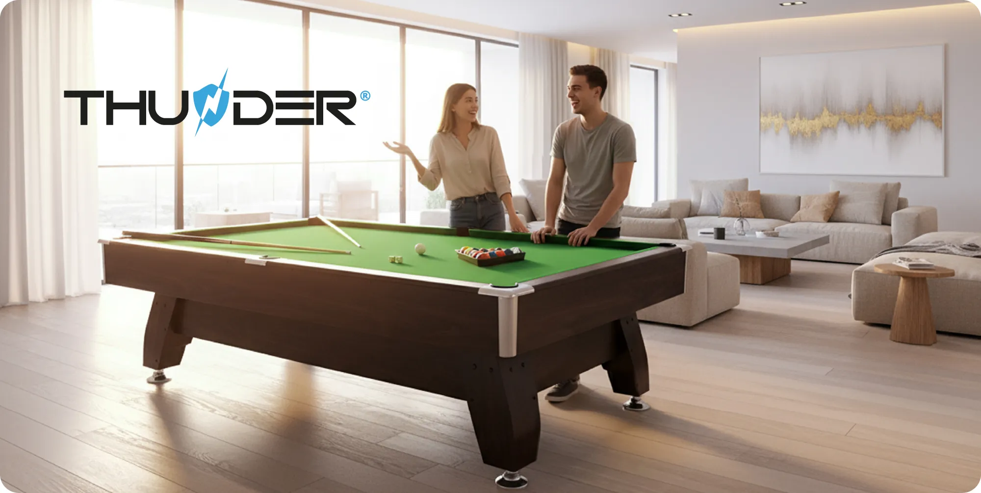 Τραπέζι μπιλιάρδου BOLD-BROWN-9FT