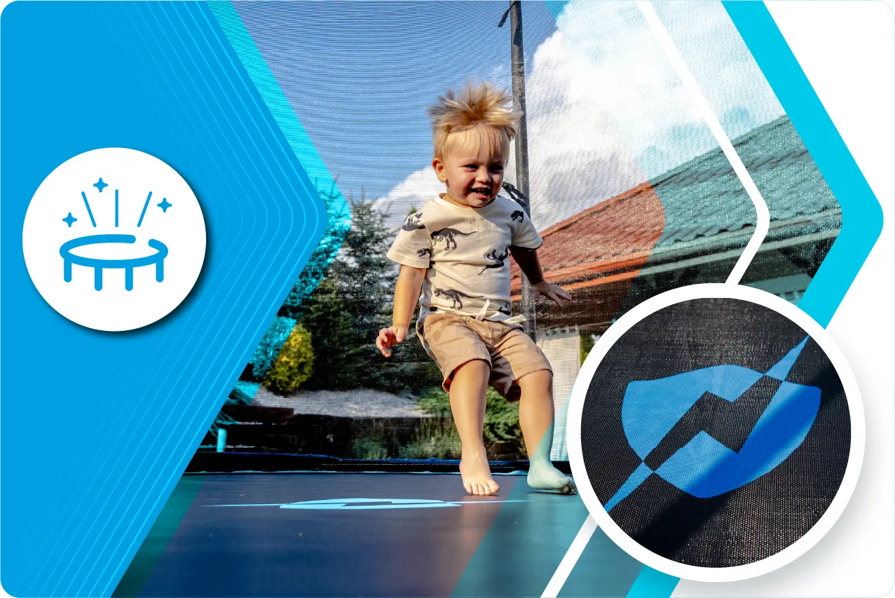 W zestawie z trampoliną Thunder 12ft