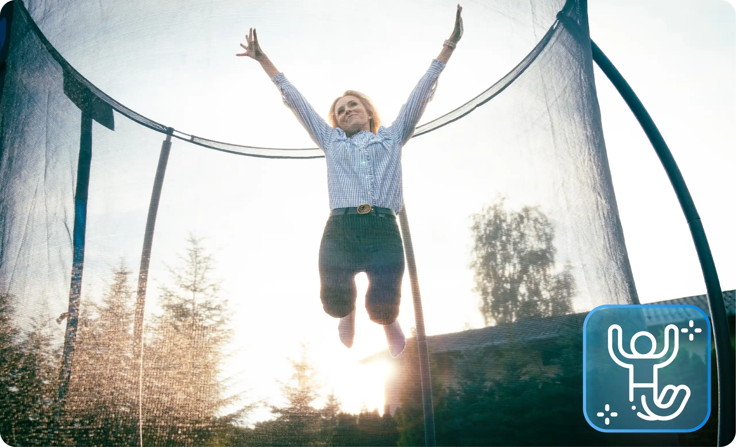 Bezpieczeństwo trampolina