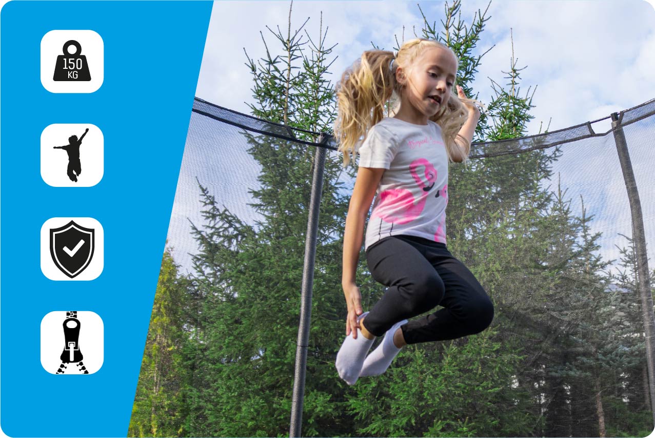 Τραμπολίνα THUNDER στον κήπο