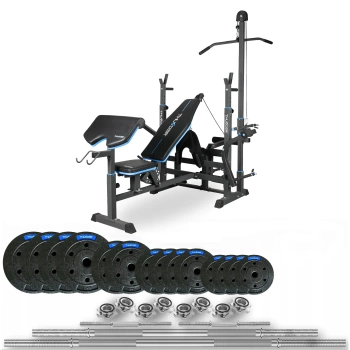 Bodybuilding set 120 kg με πάγκο VIGOR-C από την THUNDER (προπώληση) 17.12)
