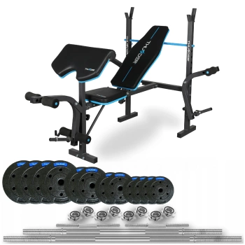 Σετ bodybuilding 105 KG με πάγκο VIGOR-A από την THUNDER