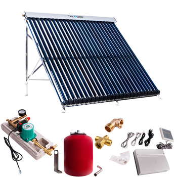 Ηλιακό σετ με έναν συλλέκτη 25 σωλήνων κενού χωρίς ηλιακό καλώδιο και χωρίς δεξαμενή