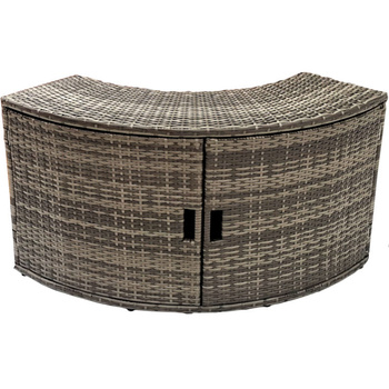 Ντουλάπι με πόρτες THUNDER για στρογγυλό JACUZZI - χρώμα γκρι