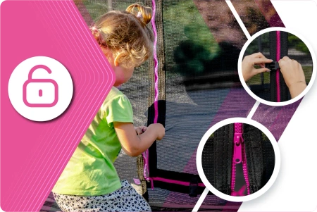 THUNDER INSIDE ULTRA 10FT (305 cm) PINK τραμπολίνο