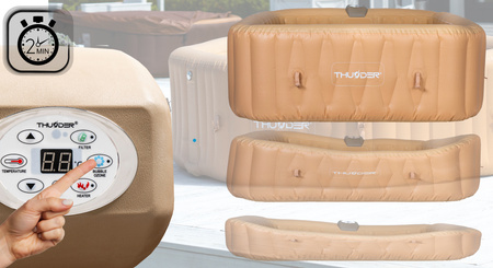 THUNDER FRAPPE φουσκωτό τζακούζι κήπου