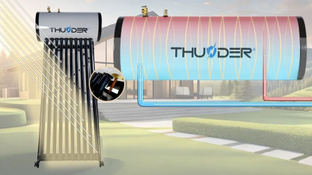 Συλλέκτης πίεσης με δεξαμενή THUNDER 100 L ΜΑΥΡΟ