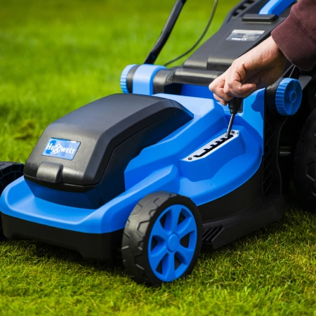 Χλοοκοπτική μηχανή μπαταρίας Hexwelt HW-KA-40 40cm 40V 8Ah