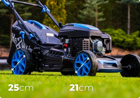 Χλοοκοπτική μηχανή βενζίνης Hexwelt HW-KS-224 53cm 4,4kW με κίνηση