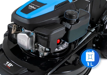 Χλοοκοπτική μηχανή βενζίνης Hexwelt HW-KS-150 46cm 2,6kW με κίνηση