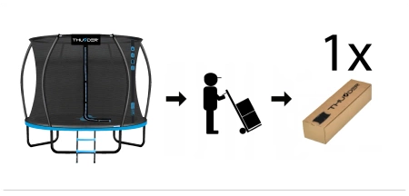 THUNDER INSIDE ULTRA 6FT τραμπολίνο (183 cm) ΜΠΛΕ