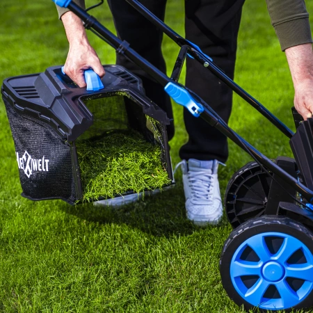 Χλοοκοπτική μηχανή μπαταρίας Hexwelt HW-KA-40 40cm 40V 8Ah