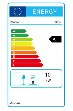 Ξύλινη μαντεμένια κουζίνα HELIOS 10 kW