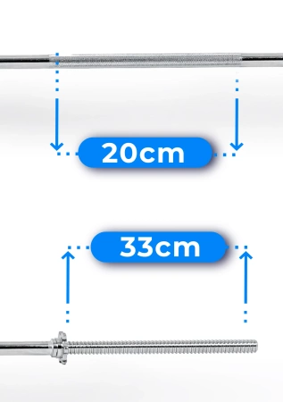 Ευθεία βίδα γρύλου 180 cm 30 mm THUNDER