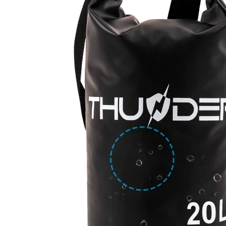 Αδιάβροχη τσάντα 20 L THUNDER μαύρη