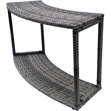 Ντουλάπι χωρίς πόρτες THUNDER για στρογγυλό JACUZZI - χρώμα γκρι