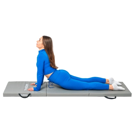 Γυμναστικό χαλί γκρι 180x60x4 THUNDER