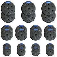 60 kg (6x5 kg, 8x2,5 kg, 8x1,25 kg)