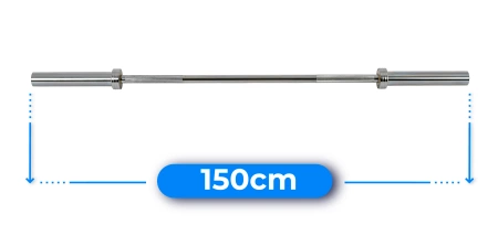 Ολυμπιακή ίσια μπάρα 150 cm THUNDER