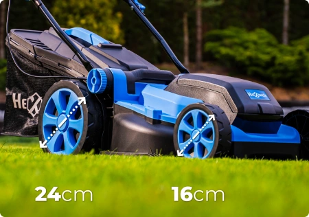 Χλοοκοπτική μηχανή μπαταρίας Hexwelt HW-KA-40 40cm 40V 8Ah