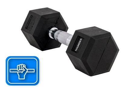 Εξάγωνος αλτήρας 5 kg THUNDER