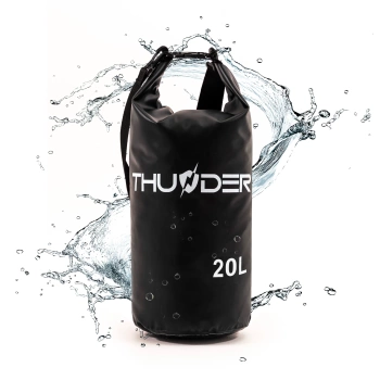 Αδιάβροχη τσάντα 20 L THUNDER μαύρη