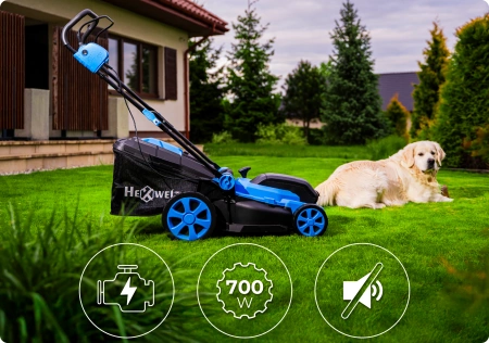 Χλοοκοπτική μηχανή μπαταρίας Hexwelt HW-KA-40 40cm 40V 8Ah