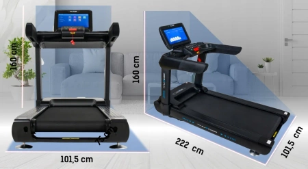 Ηλεκτρικός διάδρομος THUNDER ZION-TFT-BLACK