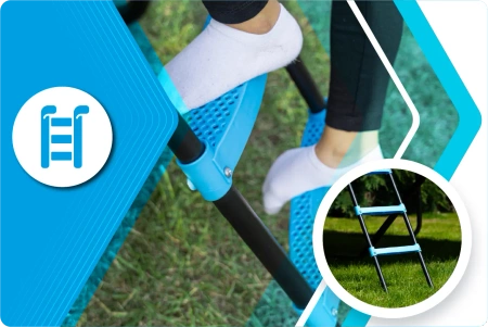 THUNDER INSIDE ULTRA 12FT (366 cm) ΜΠΛΕ τραμπολίνο