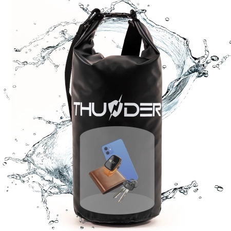 Αδιάβροχη τσάντα 30 L THUNDER μαύρη