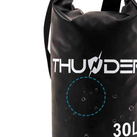 Αδιάβροχη τσάντα 30 L THUNDER μαύρη