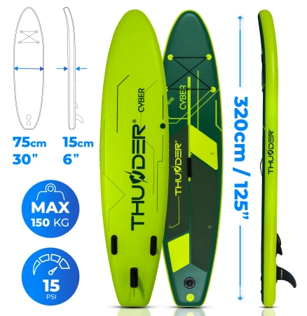 SUP 320cm THUNDER CYBER σανίδα