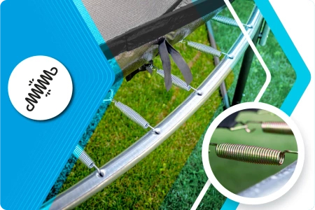 THUNDER INSIDE ELITE 12FT τραμπολίνο (366 cm) ΜΑΥΡΟ