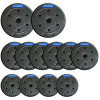 60 kg (2x10 kg + 6x5 kg + 4x2,5 kg)