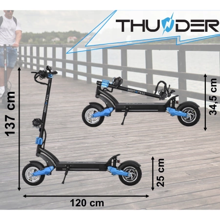 Ηλεκτρικό σκούτερ THUNDER ZEST 1600W 52V 14Ah