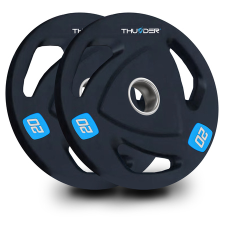 Σετ ολυμπιακών βαρών THUNDER 2x20 kg