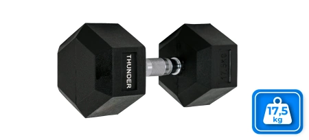 Εξάγωνος αλτήρας 17,5 kg THUNDER