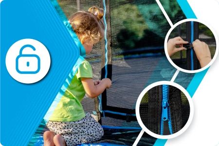 THUNDER INSIDE ULTRA 6FT τραμπολίνο (183 cm) ΜΠΛΕ