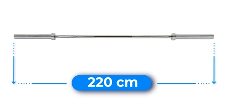 Ολυμπιακή ίσια μπάρα 220 cm THUNDER