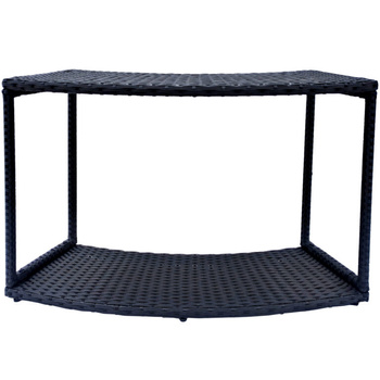 Ντουλάπι χωρίς πόρτες THUNDER για κυκλικό JACUZZI - χρώμα μαύρο