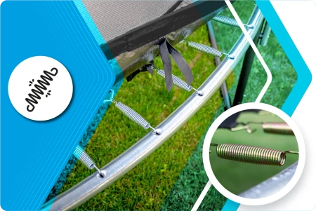 THUNDER INSIDE ELITE τραμπολίνο 10FT (305 cm) ΜΑΥΡΟ