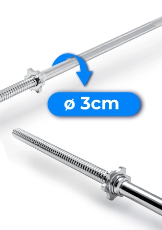 Ευθεία βίδα γρύλου 180 cm 30 mm THUNDER