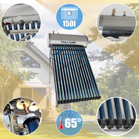 Συλλέκτης πίεσης με δεξαμενή THUNDER 150 L