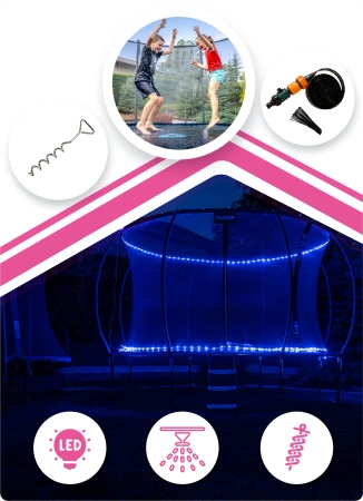 THUNDER INSIDE ULTRA 12FT (366 cm) PINK τραμπολίνο