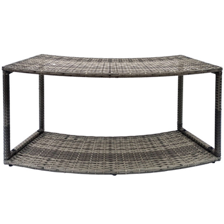 Ντουλάπι χωρίς πόρτες THUNDER για στρογγυλό JACUZZI - χρώμα γκρι