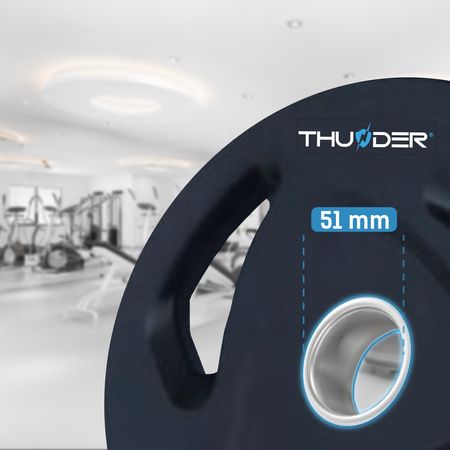 Σετ ολυμπιακών βαρών THUNDER 4x1.25 kg