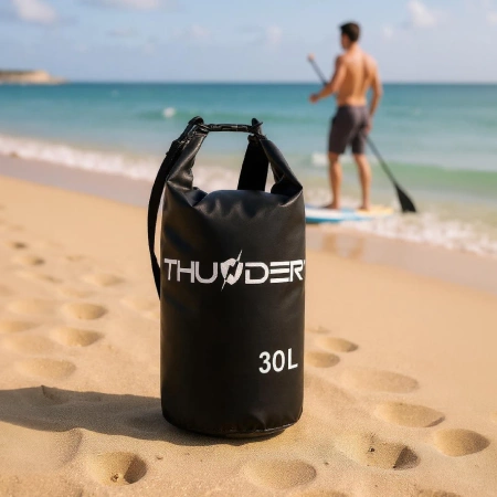Αδιάβροχη τσάντα 30 L THUNDER μαύρη