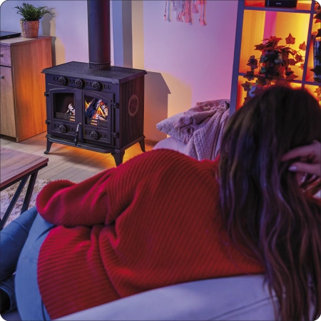 Ξύλινη κουζίνα από χυτοσίδηρο ATAR 10 kW 