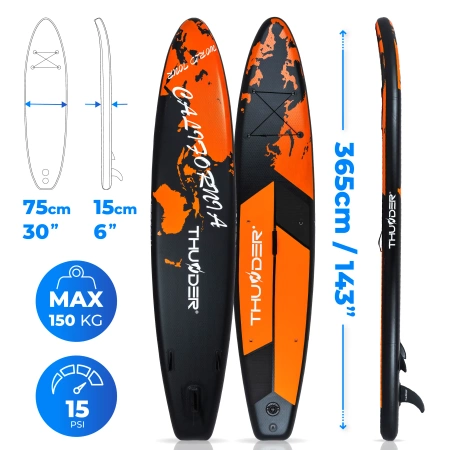 SUP 365cm THUNDER EARTH σανίδα